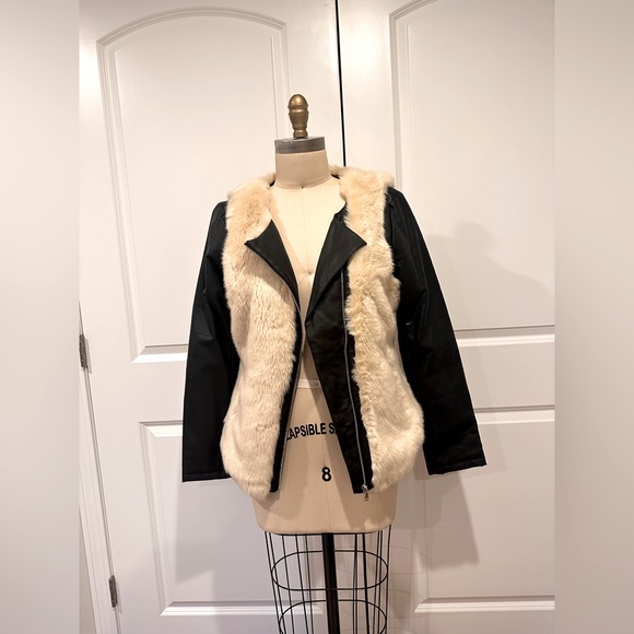 ViLA faux fur / leather jacket - Picture 3 of 7